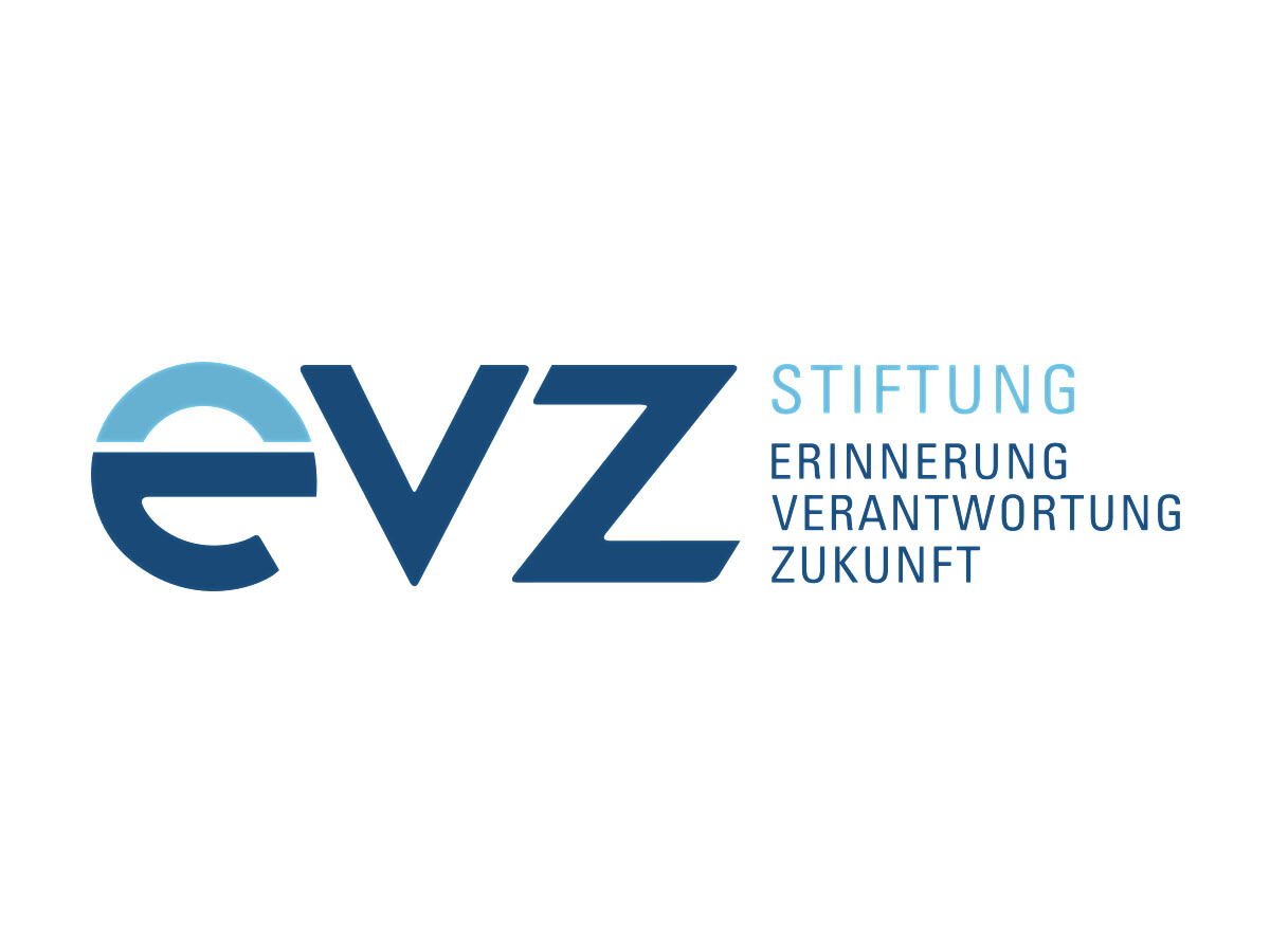Gedenkort T4 | Sponsorenlogos: Stiftung EVZ "Erinnerung, Verantwortung, Zukunft"