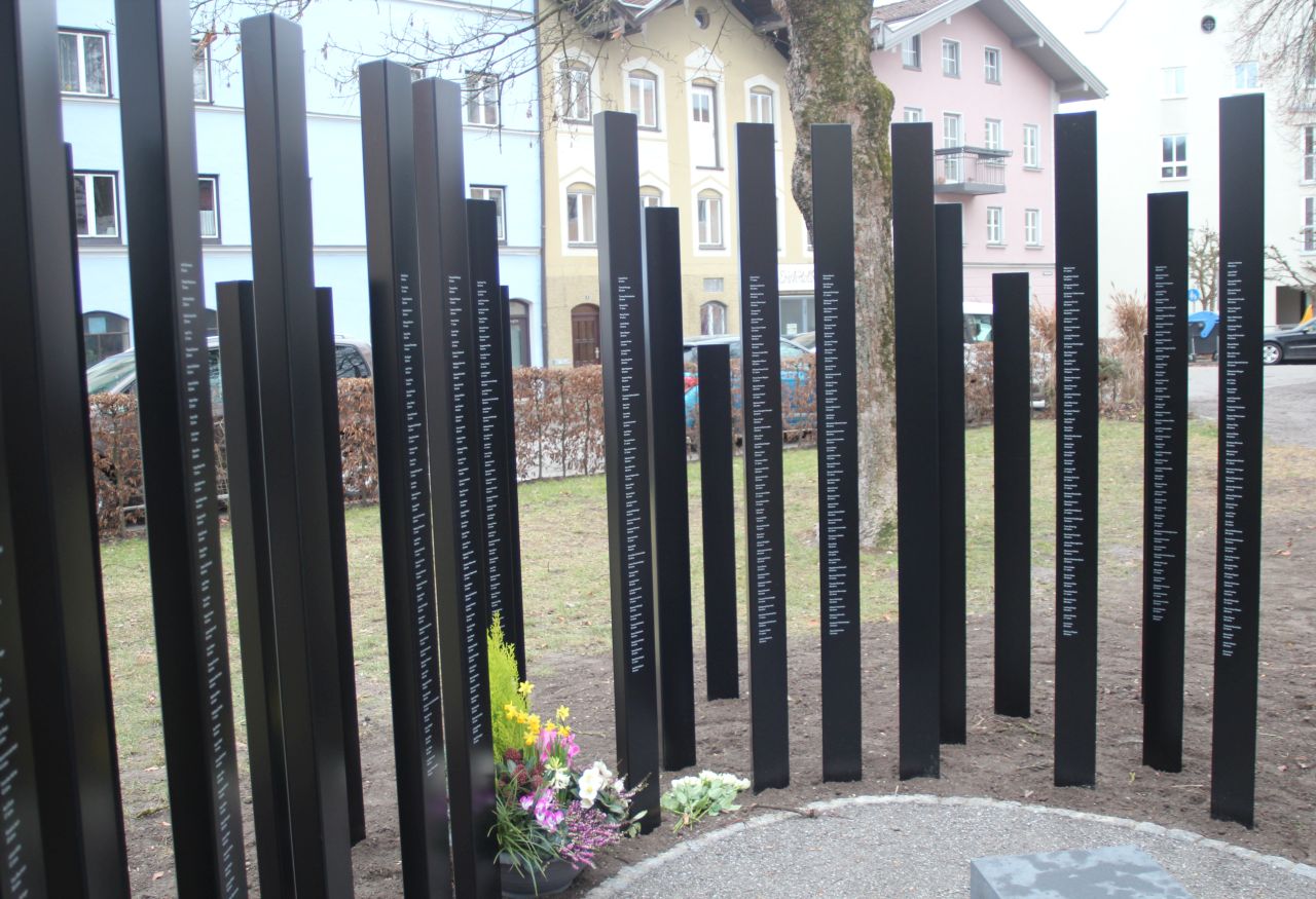 Denkmal und Gedenkstätte für die ‚Wasserburger Opfer‘ des Nationalsozialismus am Heisererplatz, Namen