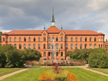 Historischer Ort: Herzberge, Foto des Krankenhauses 2014
